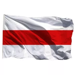 Flaga Białorusi historyczna Białoruś opozycja 100x60cm