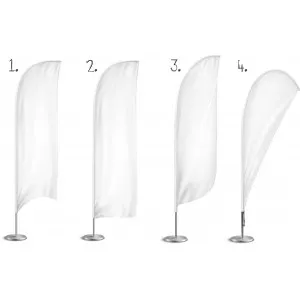 Beach flaga na maszcie winder 220x70cm (160x70cm)