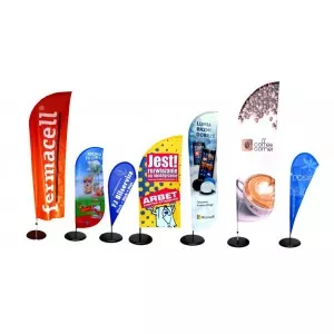 Beach flaga na maszcie winder 220x70cm (160x70cm)