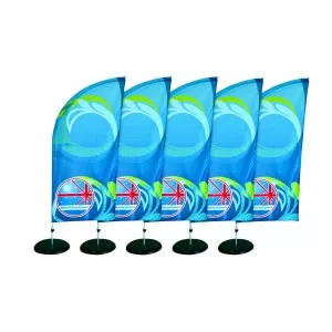 Beach flaga na maszcie winder 220x90cm (160x90cm)