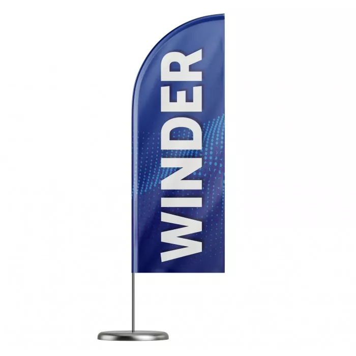 Beach flaga na maszcie winder 220x90cm (160x90cm)