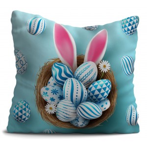 Poduszka 40x40cm Wzór wielkanocny dwustronna