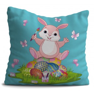 Poduszka 40x40cm Wzór wielkanocny dwustronna