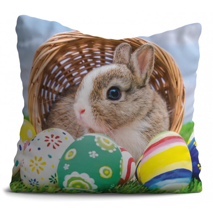 Poduszka 40x40cm Wzór wielkanocny dwustronna