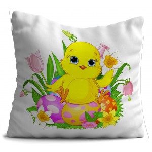 Poduszka 40x40cm Wzór wielkanocny dwustronna