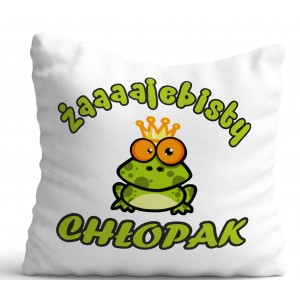 Poduszka na Walentynki  Dzień chłopaka 40x40cm jednostronna