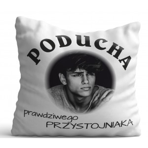 Poduszka na Walentynki  Dzień chłopaka 40x40cm jednostronna