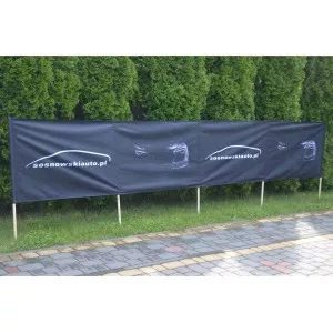Parawan plażowy 300x70cm z dowolnym nadrukiem
