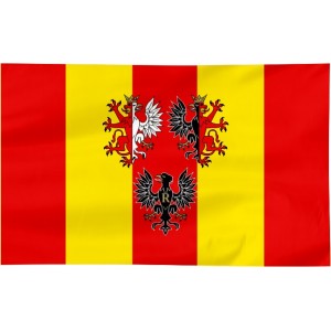 Flaga województwa Łódzkiego z herbem 150x90cm