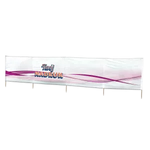 Parawan plażowy 500x70cm z dowolnym nadrukiem