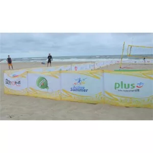 Parawan plażowy 700x70cm z dowolnym nadrukiem